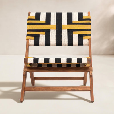 Leigha Acacia Outdoor Lounge Chair