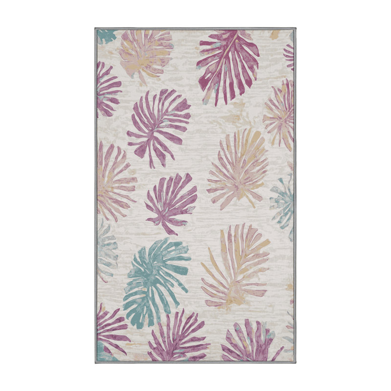Tapis gris soyeux et moelleux, Rectangle 7' x 9'