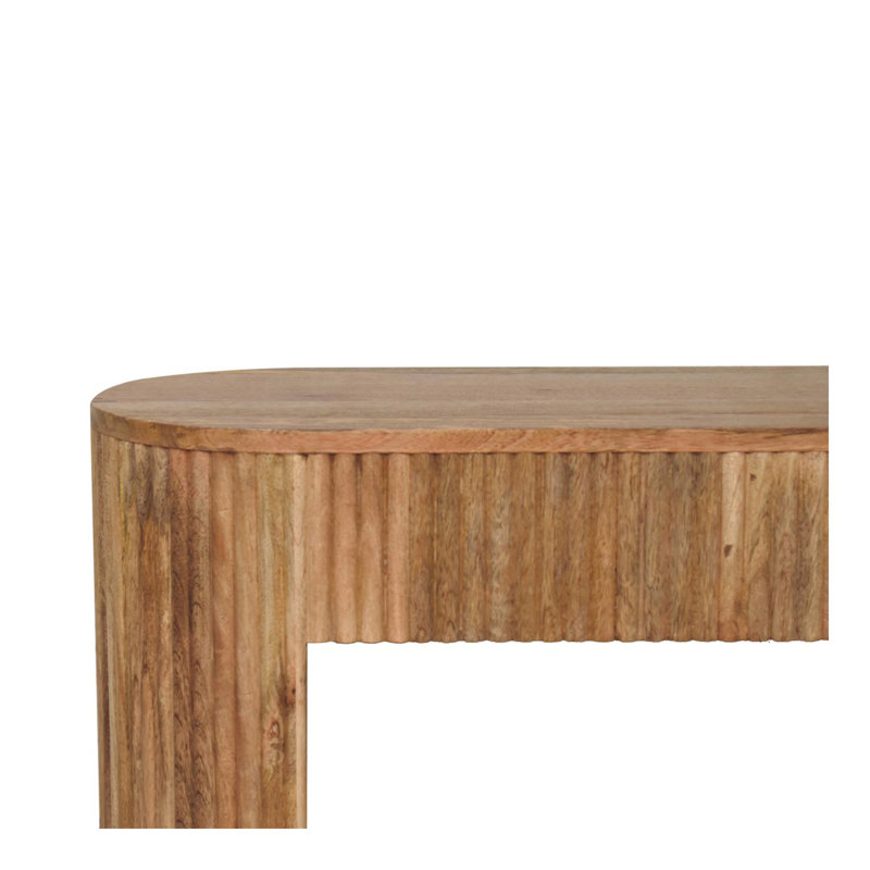 Unité média droite en bois massif Soba, chêne