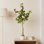 Camélia artificiel 43,3 ", plantes en pot artificielles avec fleurs, rose pour la décoration intérieure