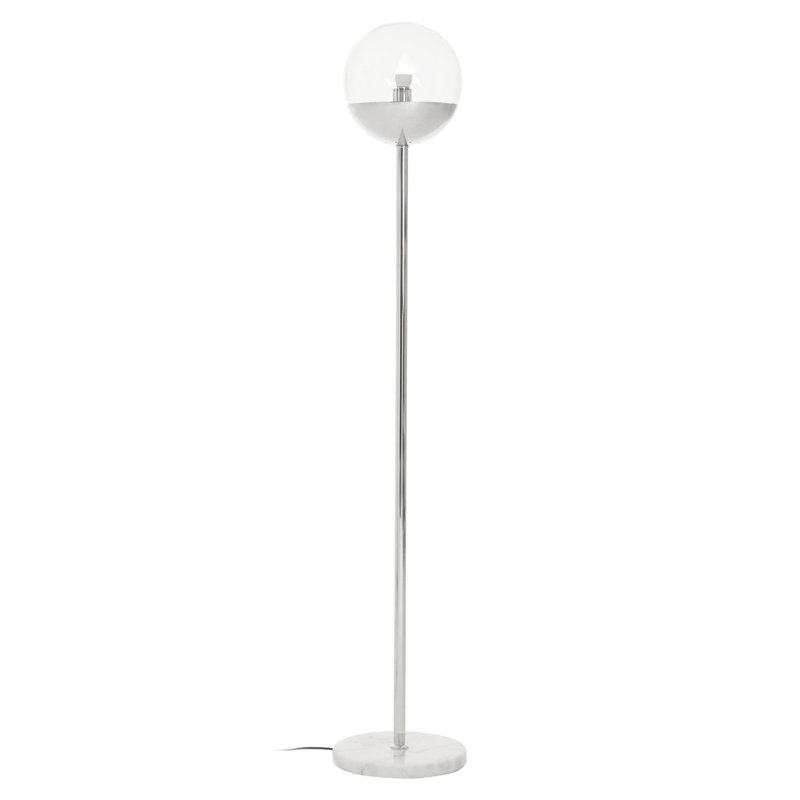 Royce 157cm Traditional Floor Lamp, Silver