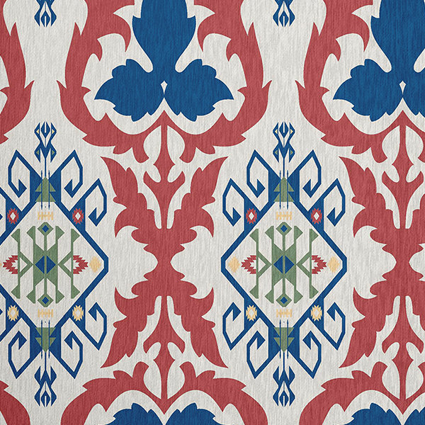 Chenille Ikat Indoor Rug