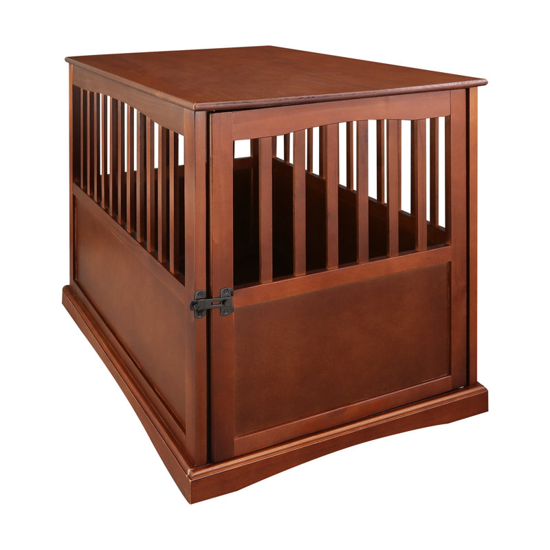 Cage pour animaux Mendosa, Grande (H 29,25 po x l 24 po x P 36,5 po), Noyer