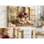 «Autumn Window Garden», art mural sur toile tendue-608976616