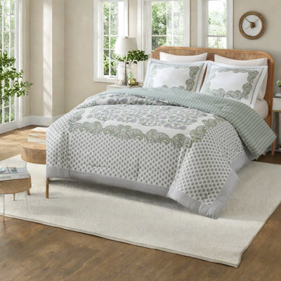Ensemble de literie pour très grand lit californien, riche en coton, maison réversible