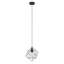 1 - Light Matte Black Caged Pendant