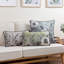 Floral Rectangular Lumbar Cushion-1982557685