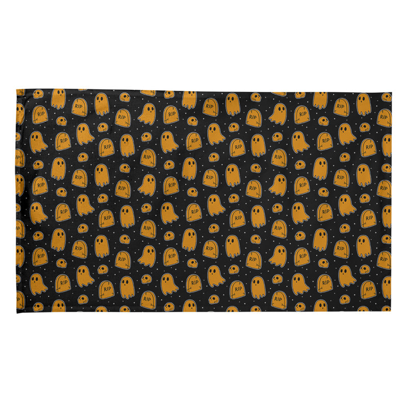 Mcguinness Tea Towel Kitchen Towel, Cotton Twill, Orange