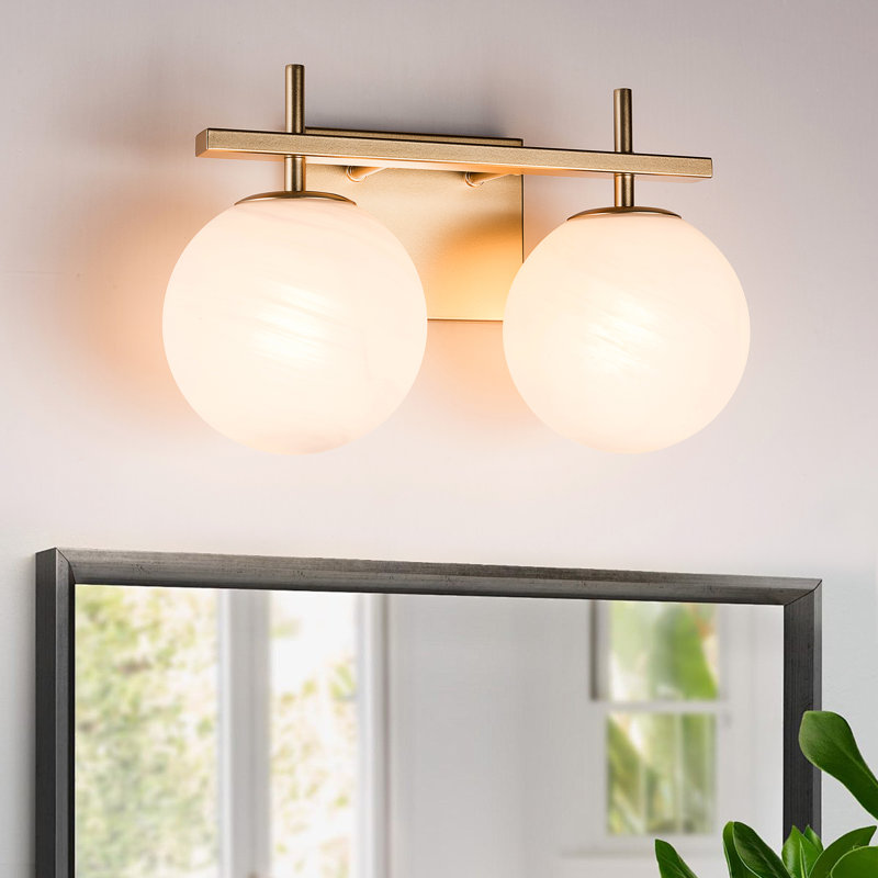 Lio Dimmable Vanity Light, Polished Gold, 2