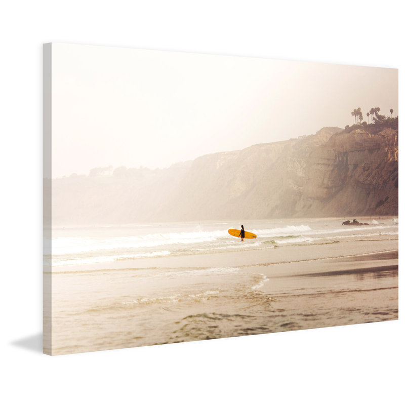 « surfer fille » par morgan j hartley, reproduction d’art sur toile tendue, 40 po x 60 po