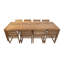 Venice 9 - Piece Solid Wood Dining Set-241648525