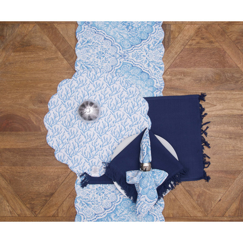 Chinoiserie Coast Reversible Quilt Table Runner