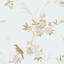 Rachel Ashwell Bird Chinoiserie Pink Gold Wallpaper-918539834