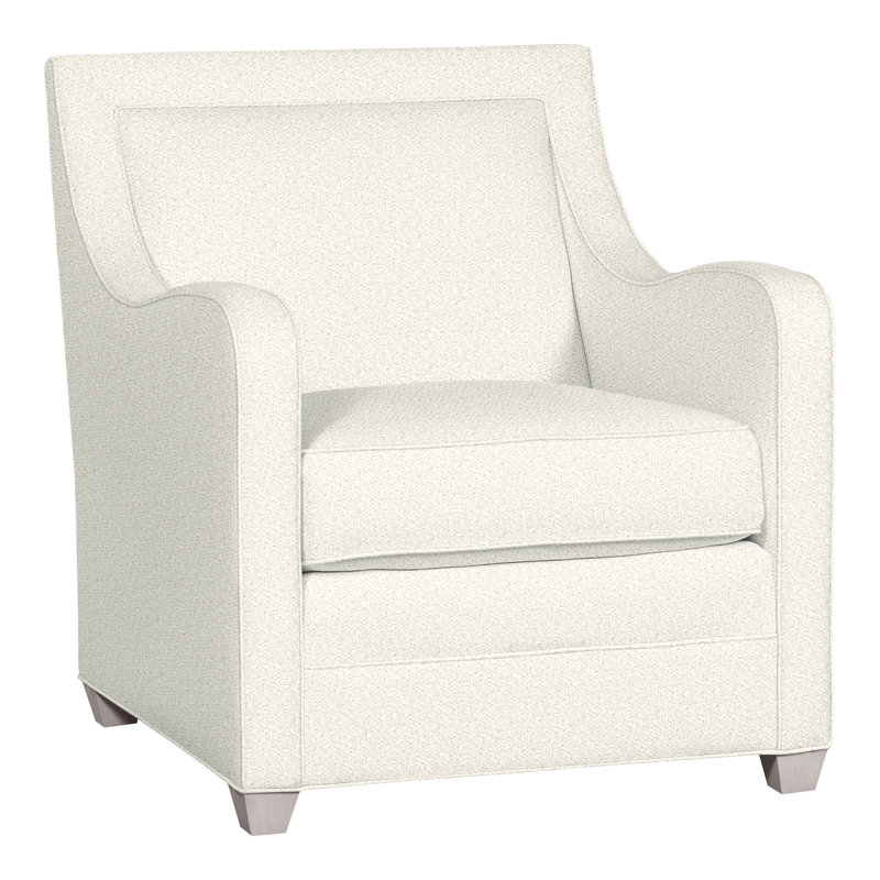 Haden Upholstered Armchair, Dove Gray, Kenworth Pearl