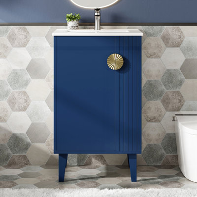 Meuble-lavabo de 20 po avec lavabo en céramique
