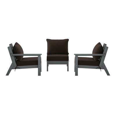 3-Piece Deep Seating Set With Cushions