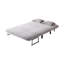 Fauteuil convertible moderne gris clair 55 po Modern Sofavelvet, canapé-lit à trois volets avec dossier et coussin réglables, canapé-lit de loisirs avec structure en acier robuste pour la maison et le bureau, canapé-lit Comtable-120090052-122587449