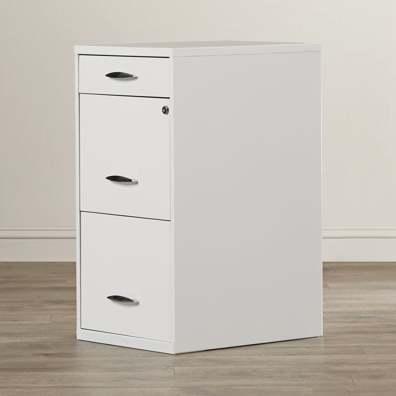 14.25'' Wide 3 -Drawer Steel File Cabinet