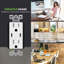 Prise murale USB C 2 ports TopGreener 15 ampères inviolable, blanc (paquet de 3)-86702358