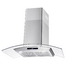 Cosmo 36" 380 Cubic Feet Per Minute Ductless (Non-Vented) Wall Range Hood with Light Included Stainless Steel