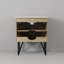 Ensemble de miroir de meuble-lavabo simple en métal l 30 po x P 20 po Lancy-121836065