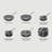 Ninja Neverstick Ceramic Pro 10-piece Cookware Set-110433412