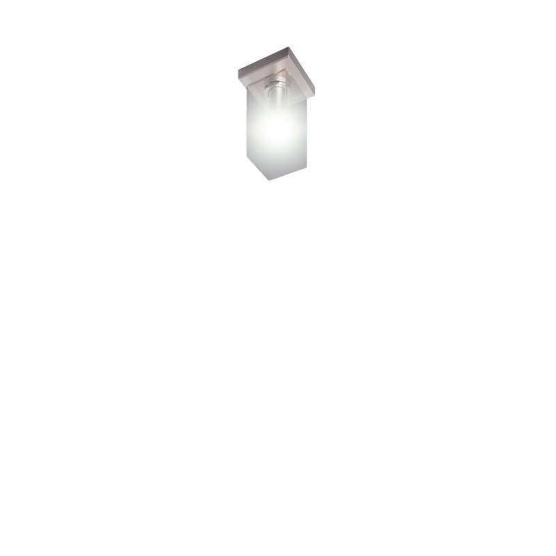 Tubes Ceiling Lamp 60 Smoky Transparent Matt Nickel E26 Ul, 9" H x 5" W x 5" D, Smoky