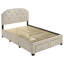 Lit de rangement rembourré à 4 tiroirs Marianna crème-221629505