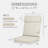 Outdoor High Back Chair Cushion Set of 4-696032894-696032885