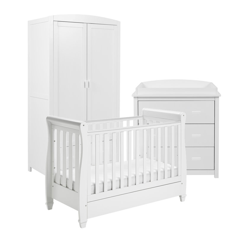 Eva 3 Piece Room Set, White