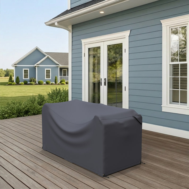 Housse pour chaise de coin d'extérieur en osier