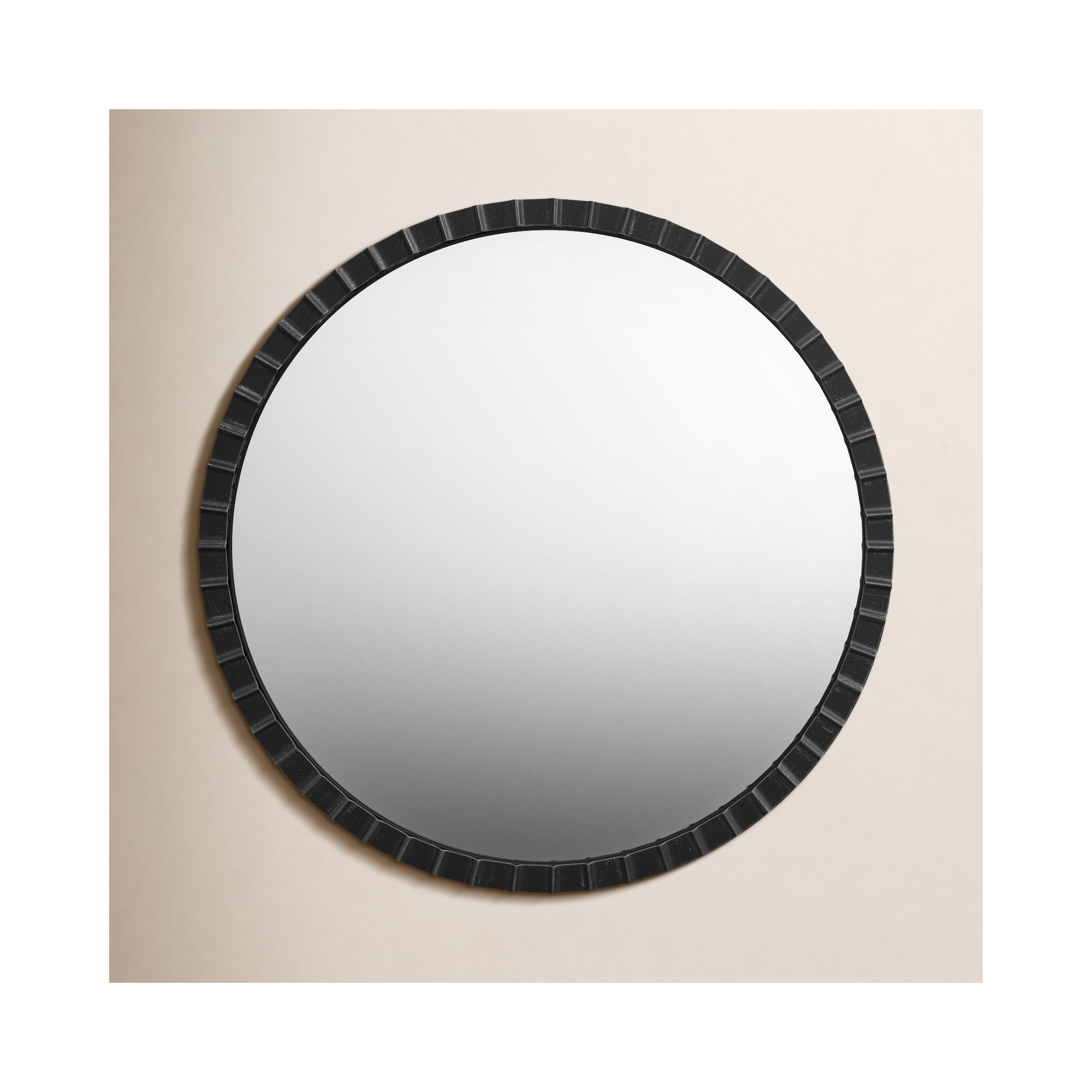 Ceram Metal Round Wall Mirror