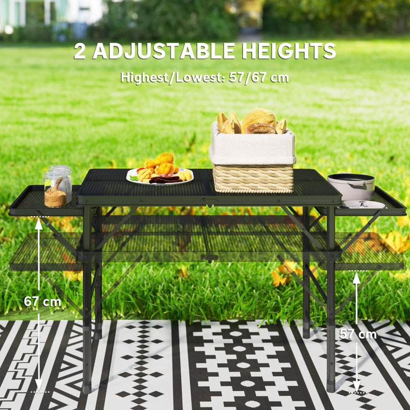 Rectangular 2 - Person 137Cm L Outdoor Picnic Table