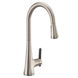 Sinema High Arc Pull Down Single Handle Kitchen Faucet with Power Boost and Reflex