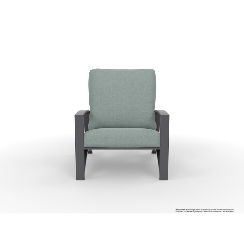Arc Outdoor Lounge Chair, Trax Burgundy, Graphite