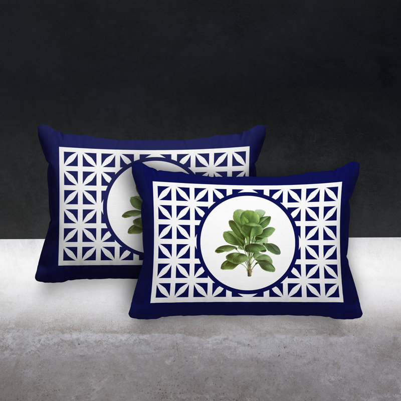  Coussin intérieur / extérieur Lumbar, Bleu marine