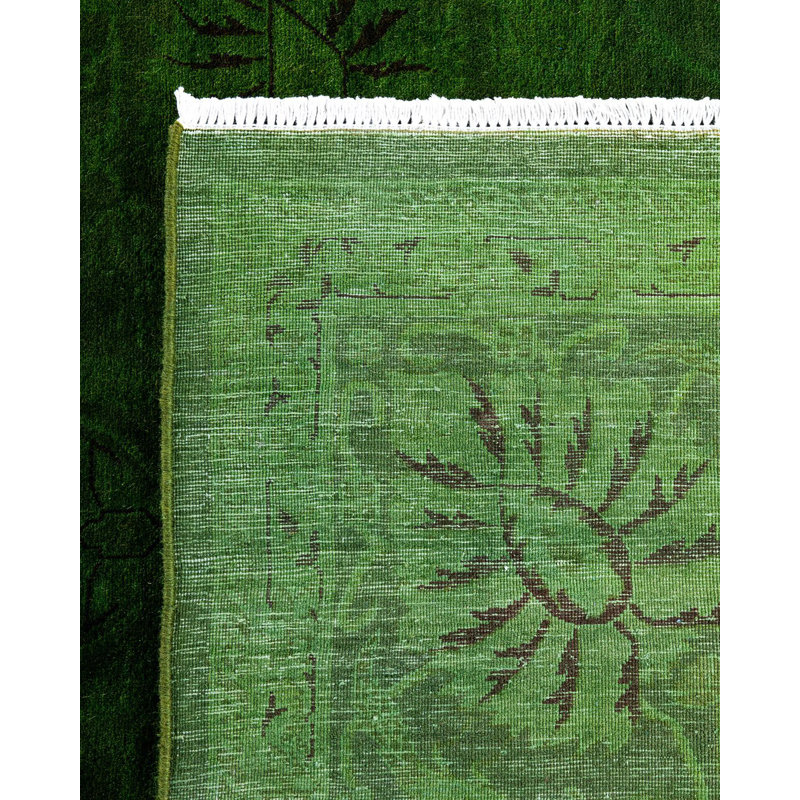 Overyed One-of-a-Kind Rectangle 6'2" X 8'10" Hand Knotted Area Rug