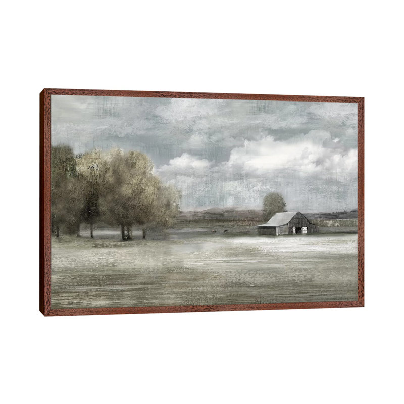 Country Quiet by Nan - Painting on Canvas, Classic Wood Framed Canvas, 101.6 cm H x 66.04 cm W