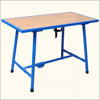 Foldable Work Bench,Workshop Tool Bench,Packing Table Mounting Table Assembly Table,660Lbs Load Capacity,For Workshop, Garage