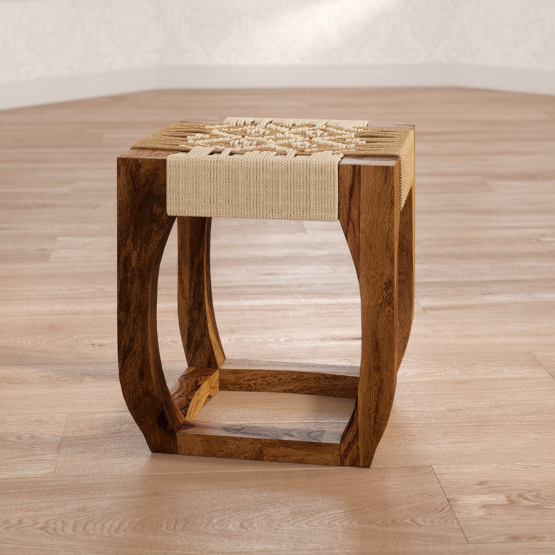 Dawley Solid Wood Accent Stool