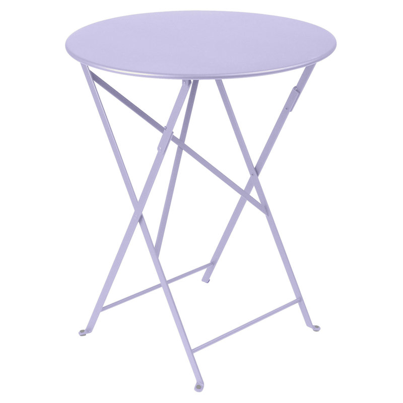 Bistro Outdoor Round Bistro Table, 29" H x 24" W x 24" L, Marshmallow