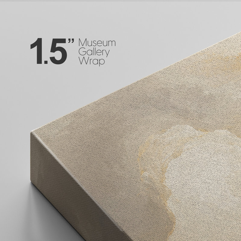 Nuage gris rouille abstrait – Ensemble de 2 impressions d'art murales encadrées sur toile 32 po x 12 po x 2