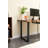 Live Edge Desk with U Shaped Legs and South American Walnut, with Keyboard Storage-854452113