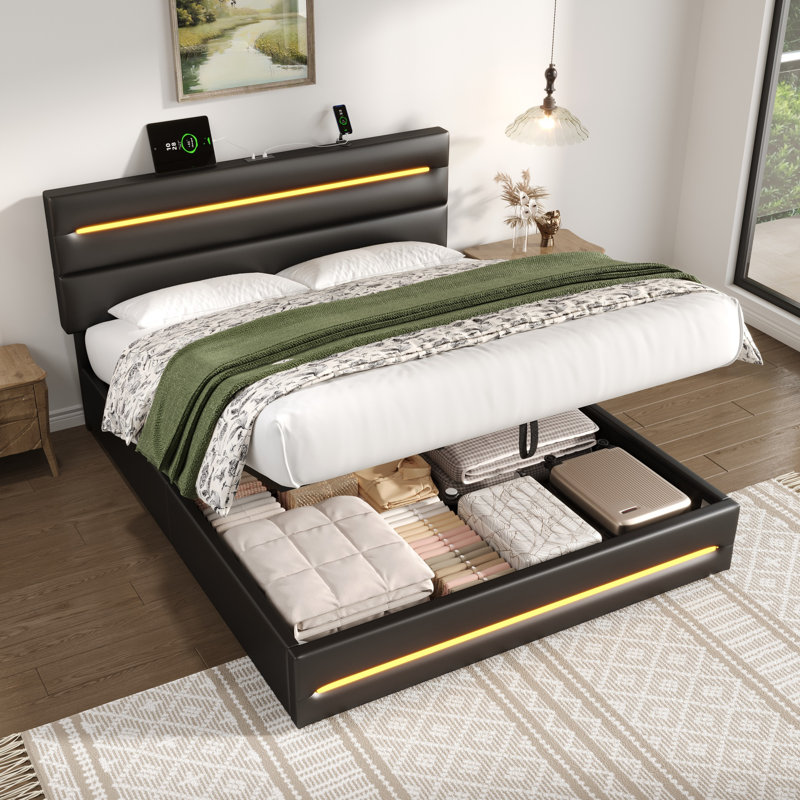 Ottoman Storage Bed, Double (4'6)