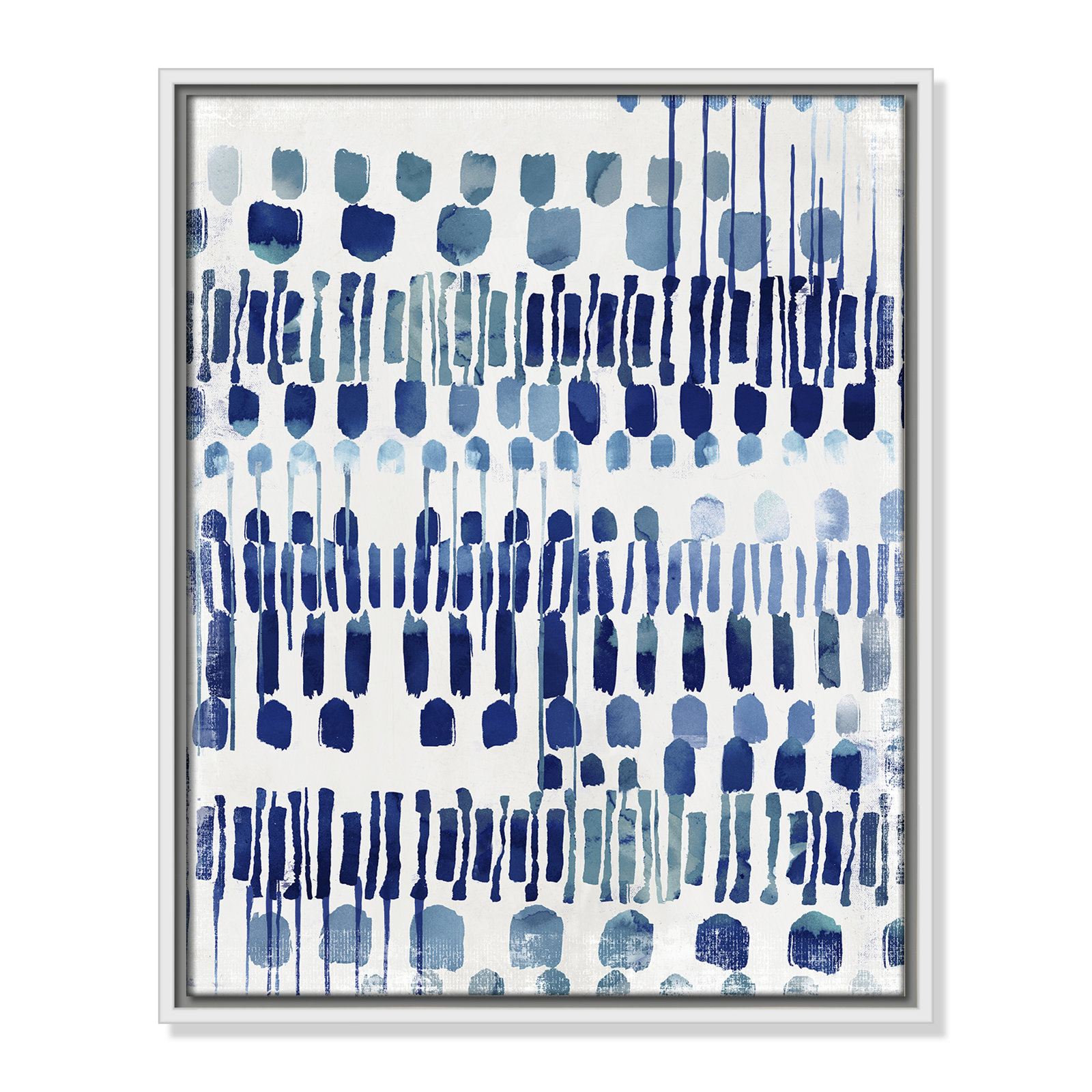 Continuously I - Painting Print, No Matte, White Framed Canvas, 21.5" H x 17.5" W x 2" D