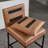 Modern Bar Stools Upholstered Counter Stools With Backrests And Metal Legs Kitchen Stools For Island-438524790