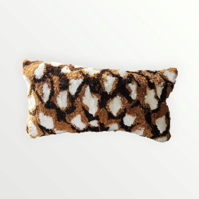 Cotton Lumbar Rectangular Pillow Cover & Insert