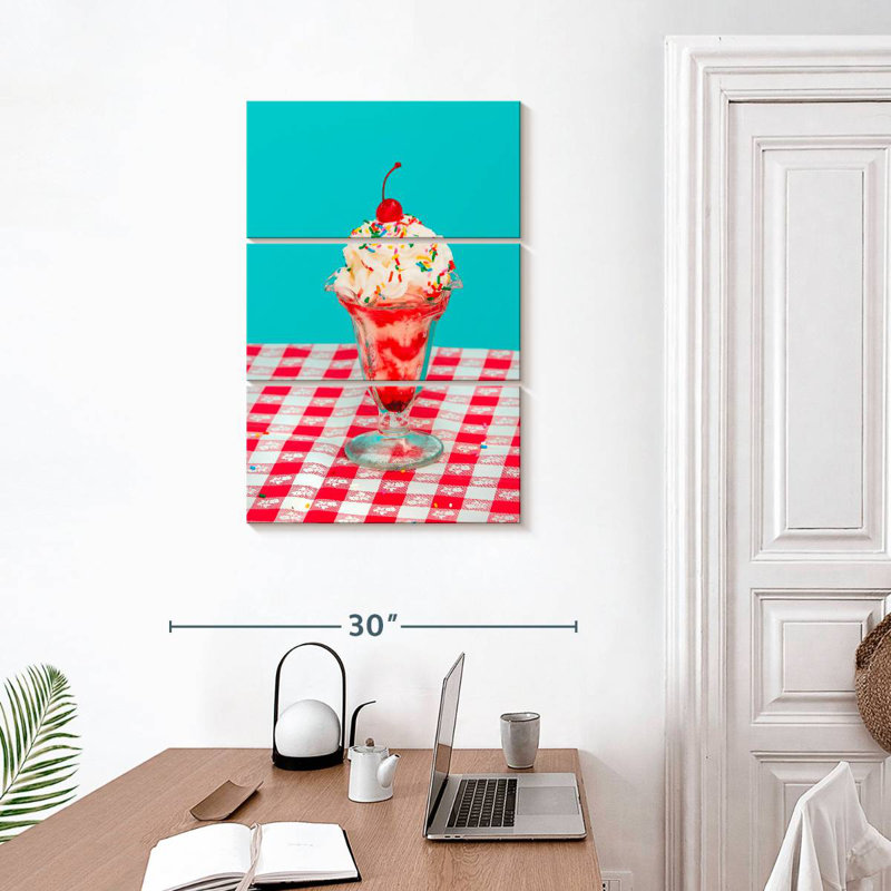 Yarlin Ice Cream Sundae, 32" H x 20" W