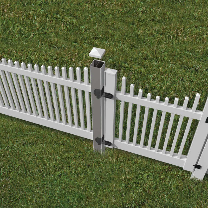 Barrette Outdoor Living 5 in. x 5 in. x 82 in. Aluminum Post Insert