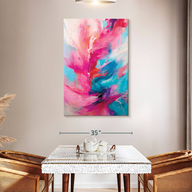 Avery Abstract Color Surge, 48" H x 32" W